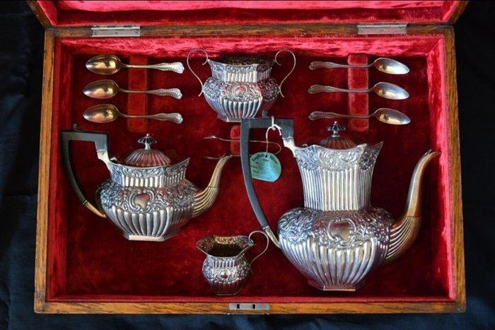 Levi&Salaman - Tafelservies (11) - .925 zilver - 1894 Antiek, Antiek en Kunst, Antiek | Zilver en Goud