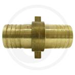 Dubbele slangtule - Ø 40 mm, messing (Werktuigen), Ophalen of Verzenden
