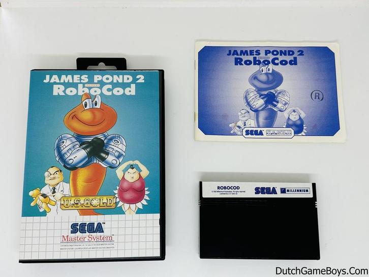 Sega Master System - James Pond 2 - Codename Robocod, Games en Spelcomputers, Games | Sega, Gebruikt, Verzenden