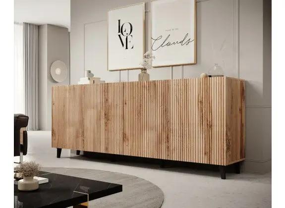 TM Dressoir  gestreept eiken 200 cm, Auto diversen, Autogereedschap, Verzenden
