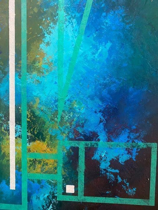 Eugène Eechaut (1928-2019) - Triptyque abstrait magnifique, Antiquités & Art, Art | Peinture | Moderne