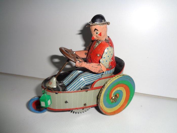 Lehmann - Peter 503 Clown Cart, uitgepakt - Opwindbaar, Antiek en Kunst, Antiek | Speelgoed