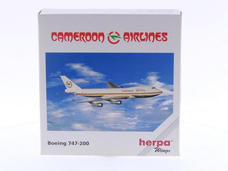 Schaal 1:500 Herpa 502498 Cameroon Airlines - Boeing 747-..., Hobby & Loisirs créatifs, Modélisme | Avions & Hélicoptères, Enlèvement ou Envoi