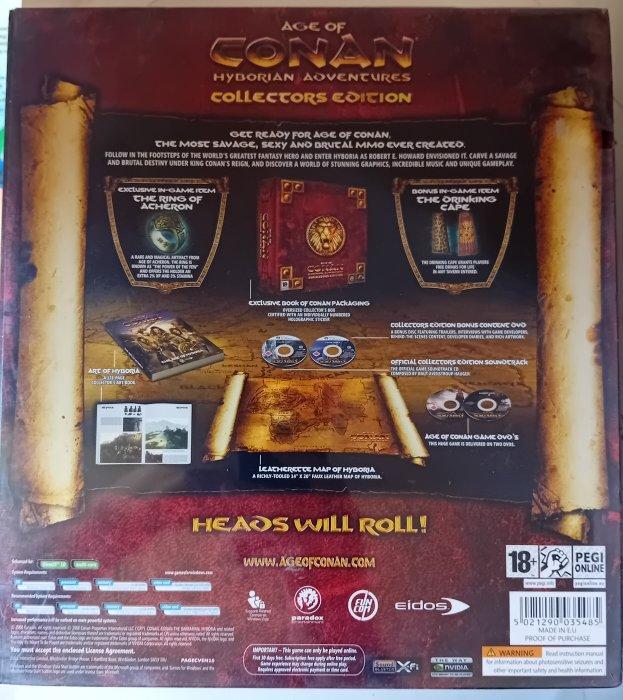 Microsoft - Conan Hyborian Adventures Collectors Edition PC, Games en Spelcomputers, Spelcomputers | Overige Accessoires