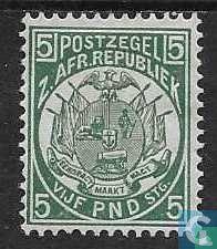 Transvaal - Wapenschild - 1892, Postzegels en Munten, Postzegels | Afrika, Postfris, Verzenden