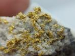 Natuurlijk kristalgoud aan Kwarts- 44 g, Verzamelen, Mineralen en Fossielen