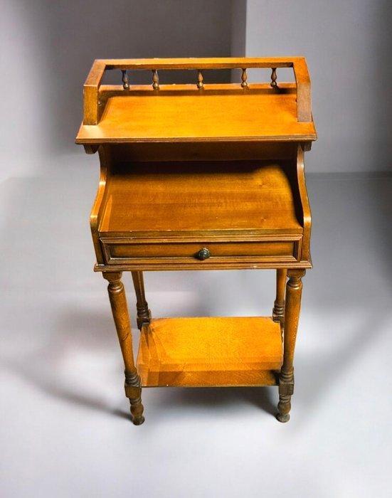 Bijzettafel - Mahonie - Oud telefoonmeubel., Antiek en Kunst, Curiosa en Brocante