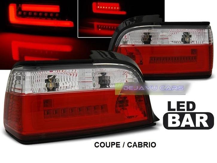 Rood/Wit LED BAR Achterlichten voor BMW 3 Serie E36, Autos : Divers, Tuning & Styling, Enlèvement ou Envoi