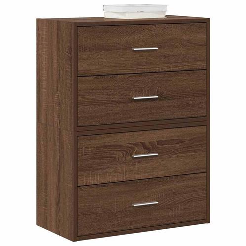 vidaXL Kasten met 2 lades 2 st 60x31x40 cm bewerkt hout, Huis en Inrichting, Kasten | Overige, Nieuw, Verzenden