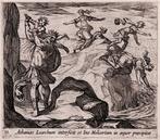 Antonio Tempesta (1555-1630) - The terror of king Athamas  -, Antiek en Kunst