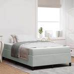 vidaXL Bedframe Anders Wit en Lichtgrijs 120 x 200 cm, Verzenden, Nieuw