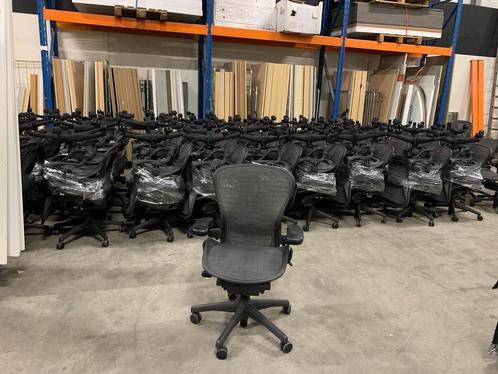 Herman Miller Aeron tuxedo pellicle netweave - Full Option!, Huis en Inrichting, Bureaustoelen, Bureaustoel, Zwart, Zo goed als nieuw