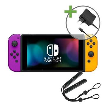 Nintendo Switch Console - Paars/Oranje beschikbaar voor biedingen