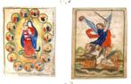 Religieuze en spirituele objecten (2) - perkament -, Antiquités & Art