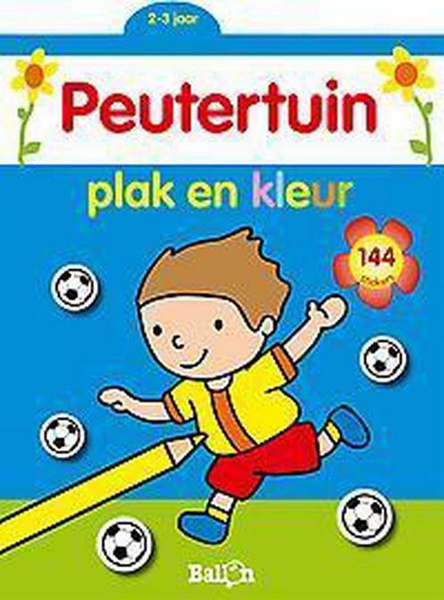 Plak en kleur: voetballer (2-3 jaar) 9789037491395, Boeken, Kinderboeken | Jeugd | 10 tot 12 jaar, Zo goed als nieuw, Verzenden