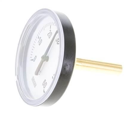 0 tot +60°C Plastic Bimetalen Thermometer 80mm Behuizing, Bricolage & Construction, Ventilation & Extraction, Envoi