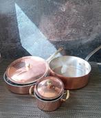 fabrication Française - Kookpottenset (5) - cuivre, inox,, Antiek en Kunst