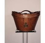 Doos (4) - Leder - Doos van varkensleer ,, Antiek en Kunst
