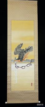 Hawk on pole - ca 1920-1940(Taisho / Showa) - Usawo  -