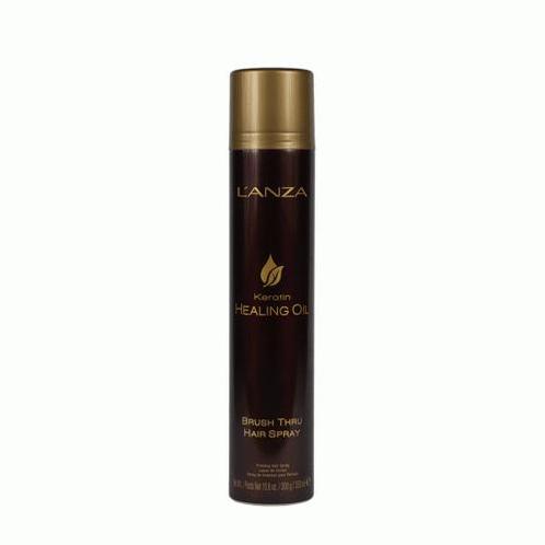 LAnza Keratin Healing Oil Brush Thru Hair Spray 350ml, Bijoux, Sacs & Beauté, Beauté | Soins des cheveux, Envoi