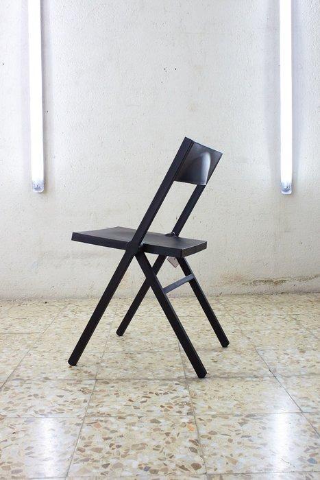 Alessi - David Chipperfield - Klapstoel - Piana - Zwart -, Antiek en Kunst, Antiek | Meubels | Stoelen en Sofa's