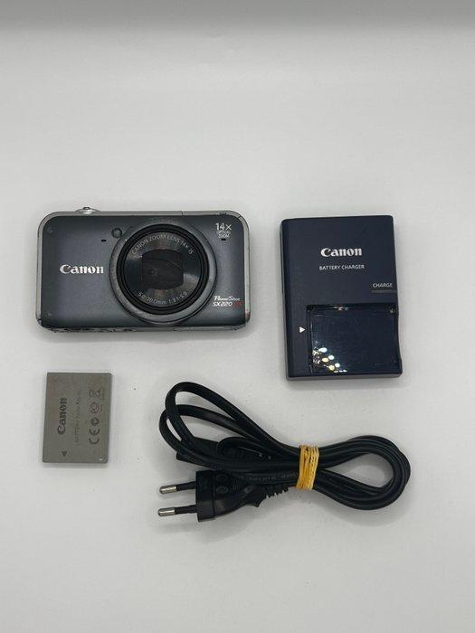 Canon PowerShot SX220 HS – Compact expert 12,1 Mpx avec zoom, Audio, Tv en Foto, Fotocamera's Digitaal