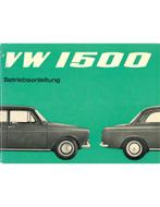 1965 VOLKSWAGEN 1500 INSTRUCTIEBOEK NEDERLANDS, Auto diversen, Handleidingen en Instructieboekjes