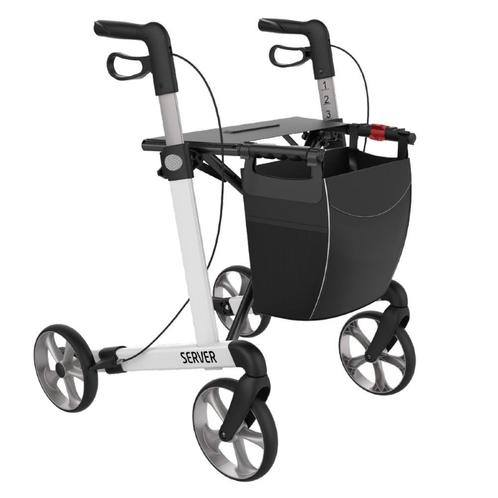 Rehasense Server lichtgewicht rollator STANDARD - Wit, Divers, Déambulateurs, Enlèvement ou Envoi