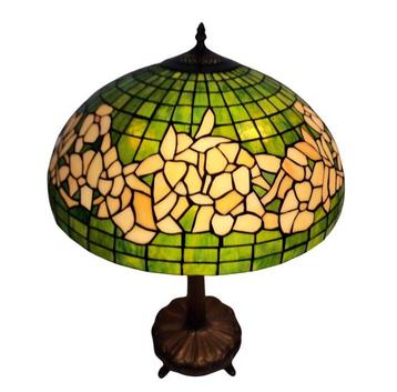 Lamp - Tiffany style - XL - 65 cm - Messing