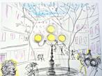 Salvador Dali (1904-1989) - Place Fürstenberg, 1971, hand, Antiek en Kunst