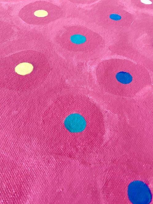 Anna Dart - Pink Sprinkle Donut, Antiek en Kunst, Kunst | Schilderijen | Modern