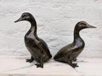 Sculpture, set grote eenden - 21 cm - Bronze