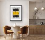 Laura Pinchete - Desestructuras y anotaciones en amarillo, Antiek en Kunst