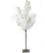 Bloesemboompje Zijden bloemen Wit 120 cm per stuk, Huis en Inrichting, Nieuw