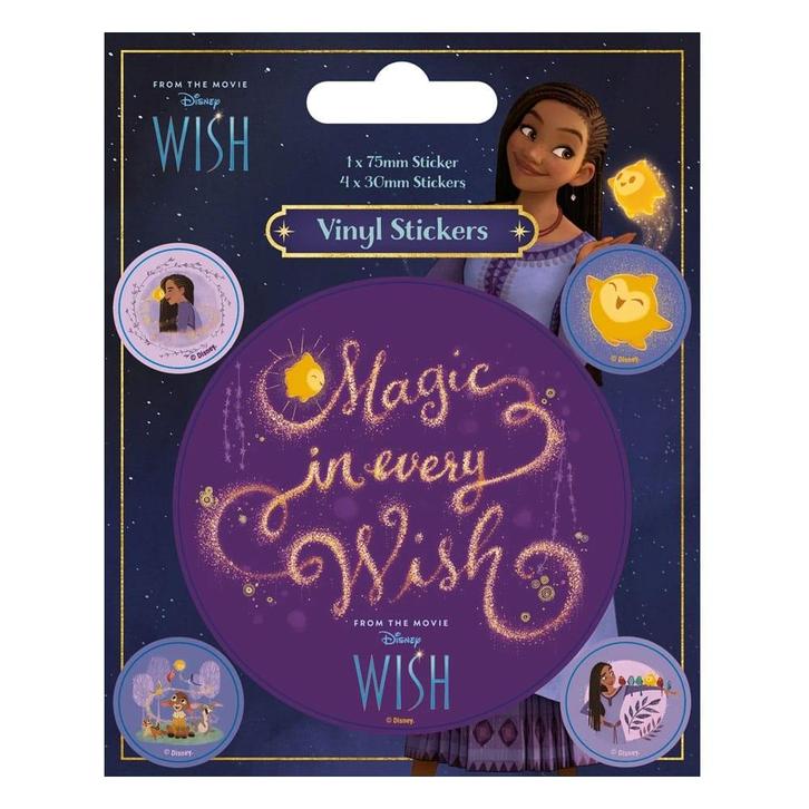 Wish Vinyl Stickers (5x), Verzamelen, Disney, Ophalen of Verzenden