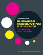Business Accounting and Finance 9781408018378, Boeken, Verzenden, Gelezen, Catherine Gowthorpe
