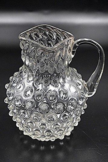 Antique bubble glass pitcher with handle 1860 - Pichet -
