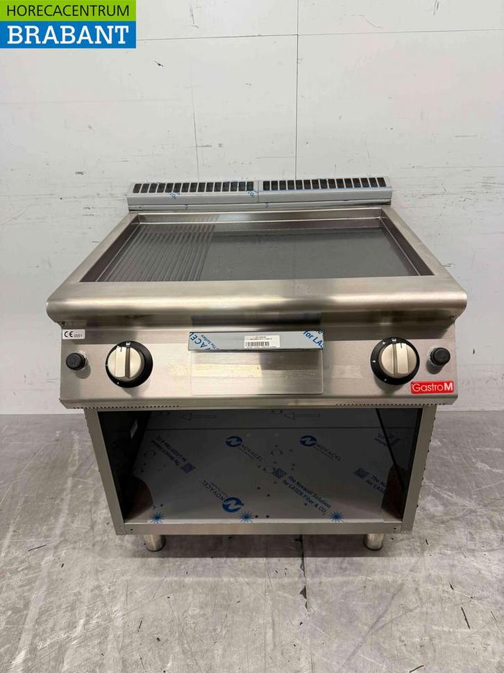 RVS Gastro M Bakplaat 80 cm Gas Horeca, Zakelijke goederen, Horeca | Keukenapparatuur, Ophalen of Verzenden