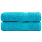 vidaXL Badhanddoeken SOLUND 2 st 600 g/m² 70x140 cm, Huis en Inrichting, Badkamer | Badtextiel en Accessoires, Verzenden, Nieuw