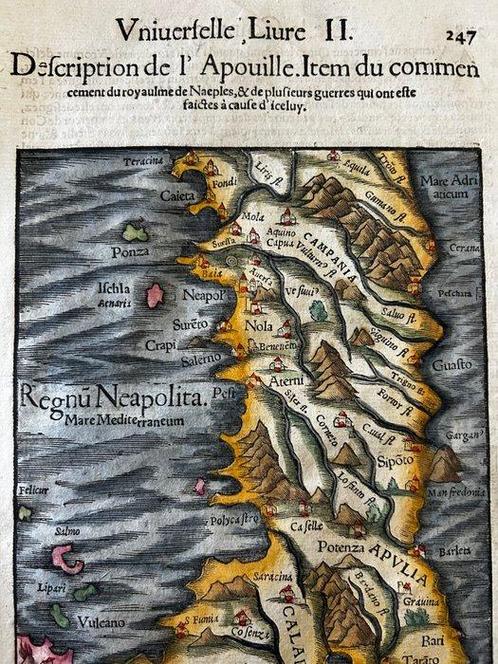 Italië - Regio van Napels / Campanië, Molise, Puglia,, Boeken, Atlassen en Landkaarten