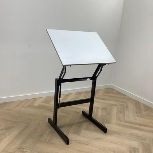 Tweedehands verstelbare tekentafel / schooltafel (bxd) 80x60, Huis en Inrichting, Tafelonderdelen, Gebruikt