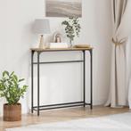 vidaXL Console Tafel Artisan Eiken 75x19,5x75 cm Geengineerd, Verzenden, Nieuw