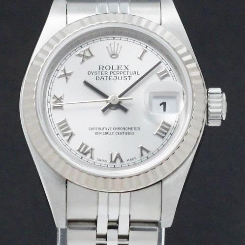 Rolex Lady-Datejust 26 79174 uit 2001, Bijoux, Sacs & Beauté, Montres | Femmes, Envoi