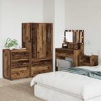 vidaXL Opbergkast Oud Hout 60 x 48 x 81 cm Bewerkt hout, Huis en Inrichting, Verzenden, Nieuw