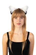Haarband Grote Furry Oortjes Wit Zwart Beer Vos Diadeem Dons, Kleding | Dames, Ophalen of Verzenden, Nieuw