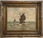 Wilhelm Hambüchen (1869-1939) - Zeilschepen op zee