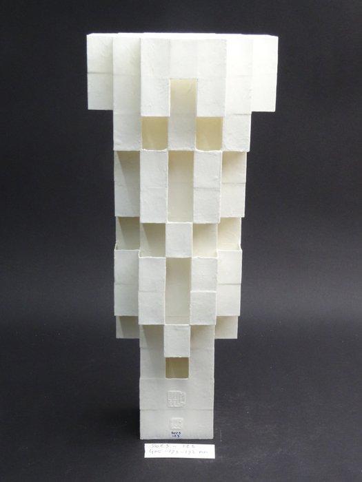 Hans Meeuwsen - sculptuur, 2023 - 123 Witte sculptuur uit de, Antiek en Kunst, Kunst | Designobjecten