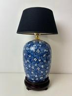 Tafellamp - Chinese chinoiserie lamp - Hout, porselein, Antiquités & Art, Curiosités & Brocante