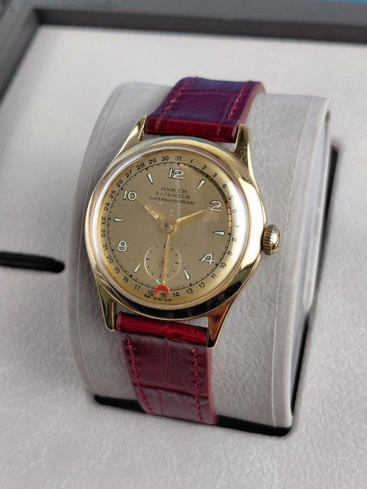 Anker - Sport - Pointer date - Wind up - Sans prix de, Handtassen en Accessoires, Horloges | Heren