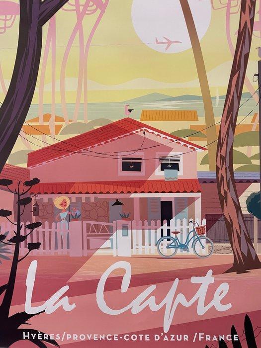 Monsieur Z - Affiche de Tourisme Hyères - La Maison de la, Antiek en Kunst, Kunst | Tekeningen en Fotografie